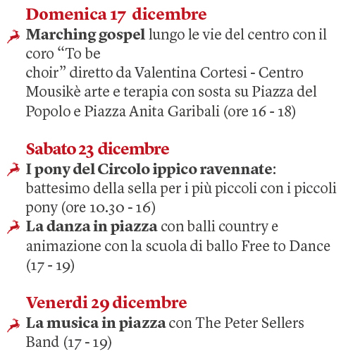 Programma Natale Ravenna
